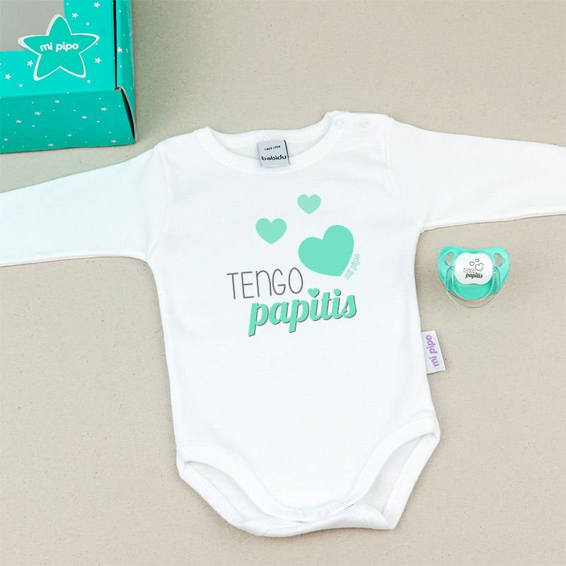 Caja Regalo Bebé Papa tengo papitis - Nanetes
