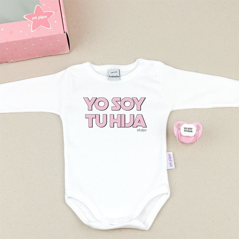 Caja Regalo Bebé Papa yo soy tu hija - Nanetes