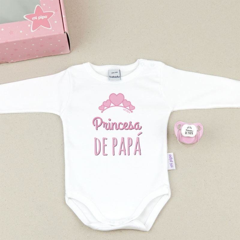 Caja Regalo Bebé Papa princesa de papa - Nanetes