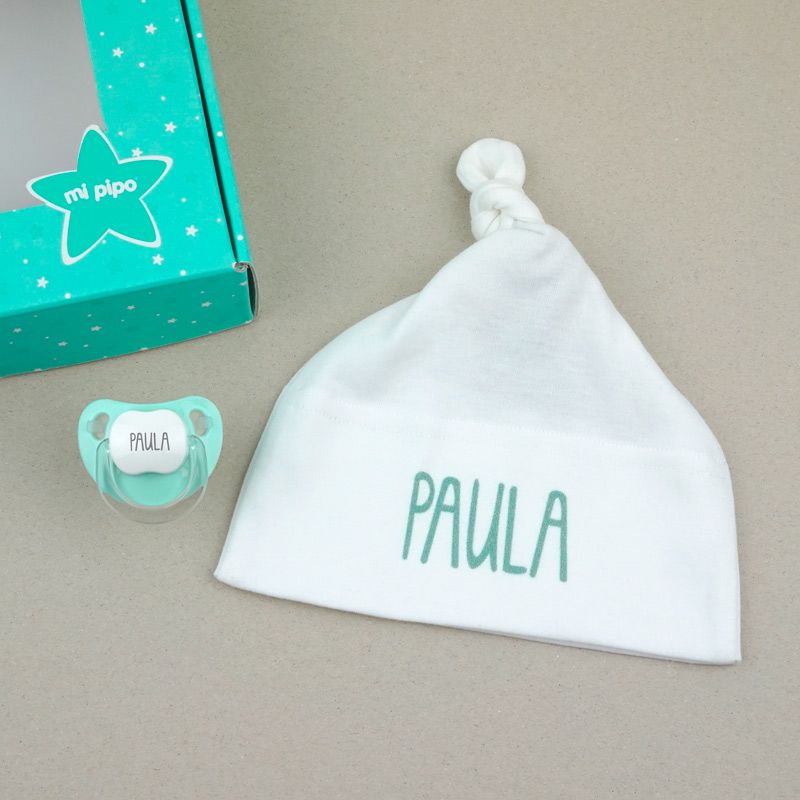 Caja Regalo Bebé Personalizada Duende Blanco - Nanetes