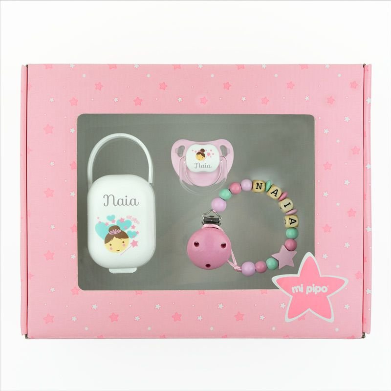 Caja Regalo Bebé Personalizada Hada - Nanetes