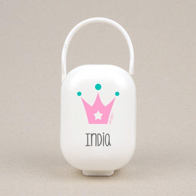 Caja Portachupetes Personalizada Corona - Nanetes #