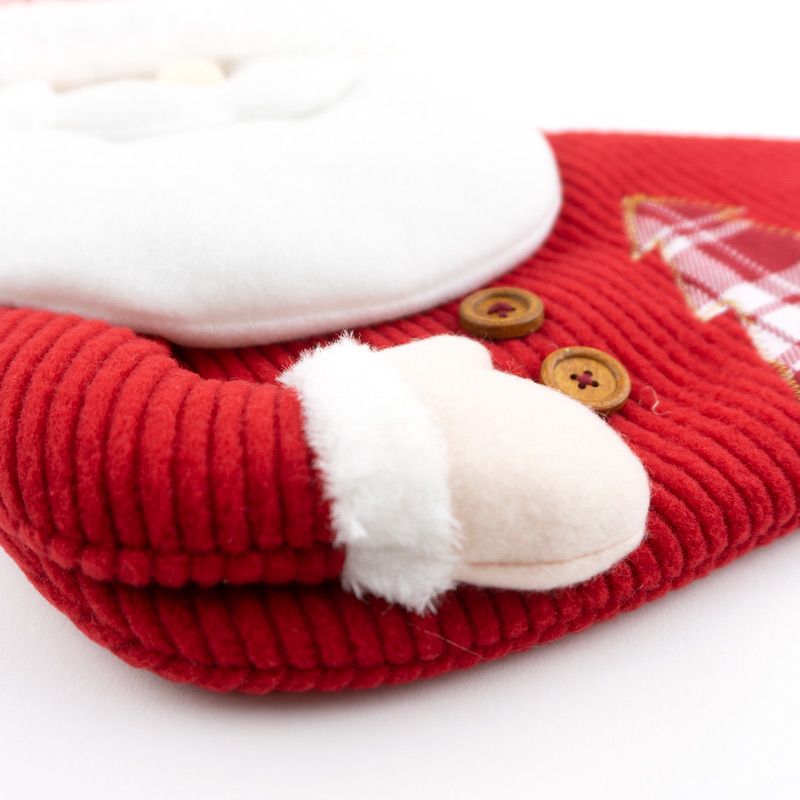 Calcetin Navideño Personalizado Punto Papa Noel - Nanetes