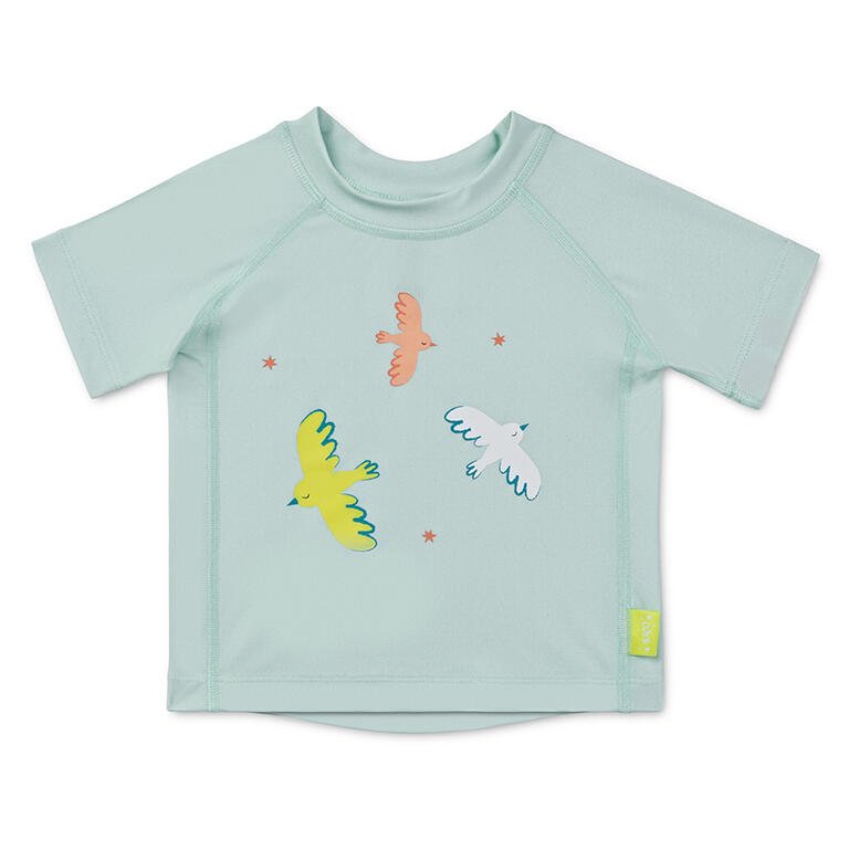 Camiseta Protección Solar Tropicool verde Saro - Nanetes