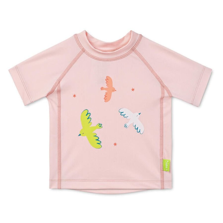 Camiseta Protección Solar Tropicool rosa Saro - Nanetes