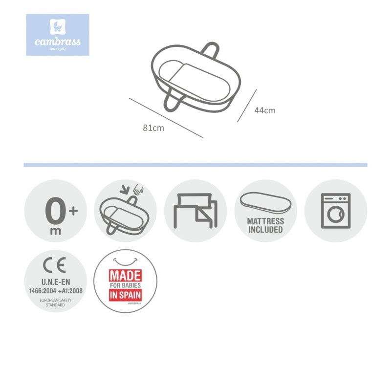 Moises Bebés con Patas Michigan Cambrass - Nanetes #