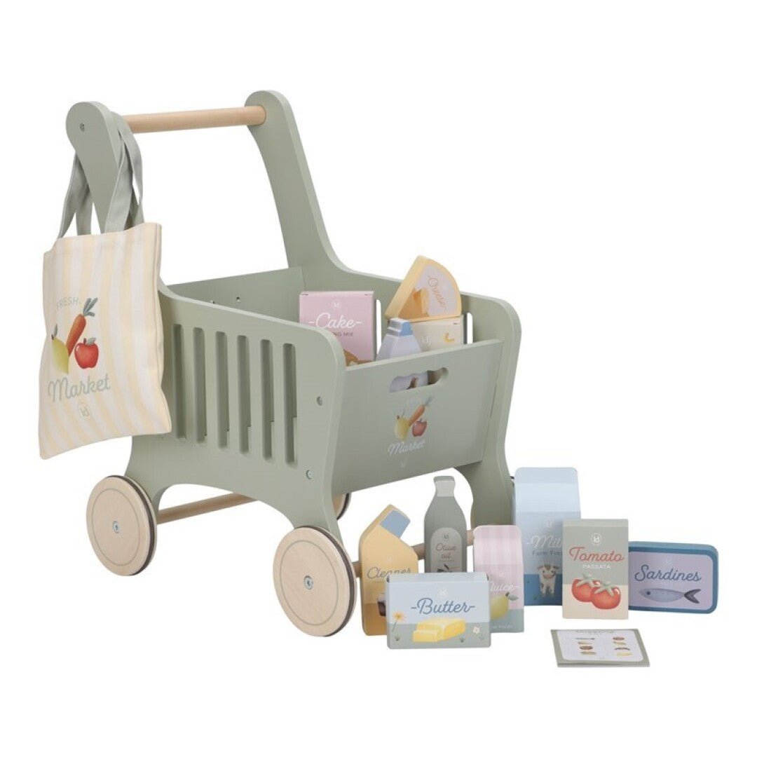 Carrito Compra Madera Little Duch - Nanetes