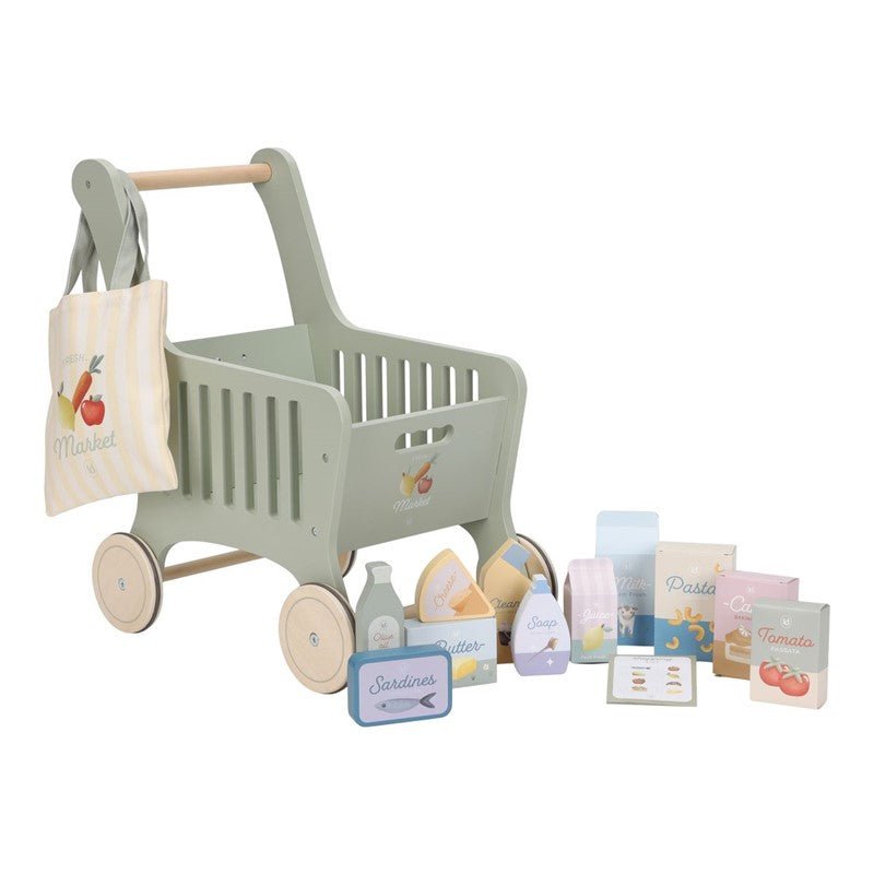Carrito Compra Madera Little Duch - Nanetes