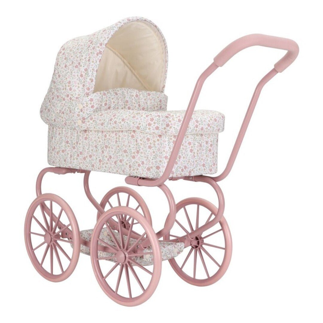Carrito muñecas Metal Flores Rosa Little Duch - Nanetes