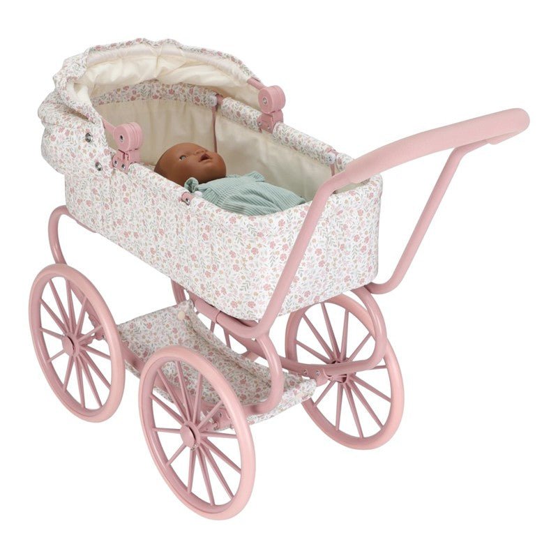 Carrito muñecas Metal Flores Rosa Little Duch - Nanetes