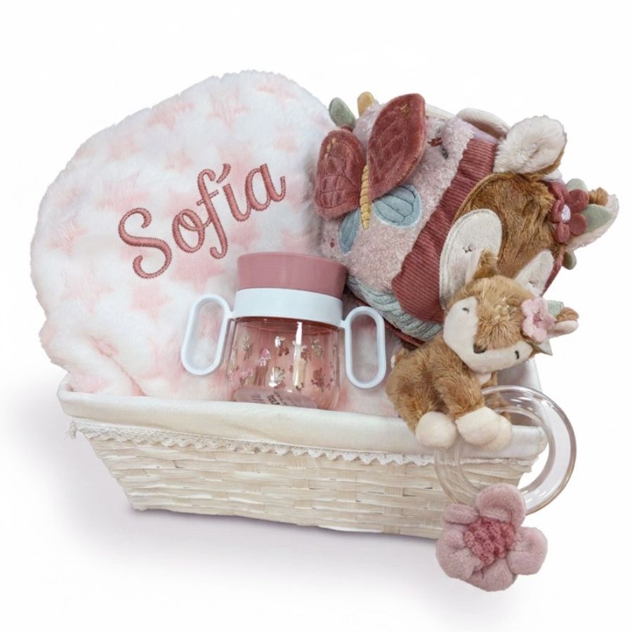 Cesta regalo Bebé personalizada Fairy Little Duch - Nanetes