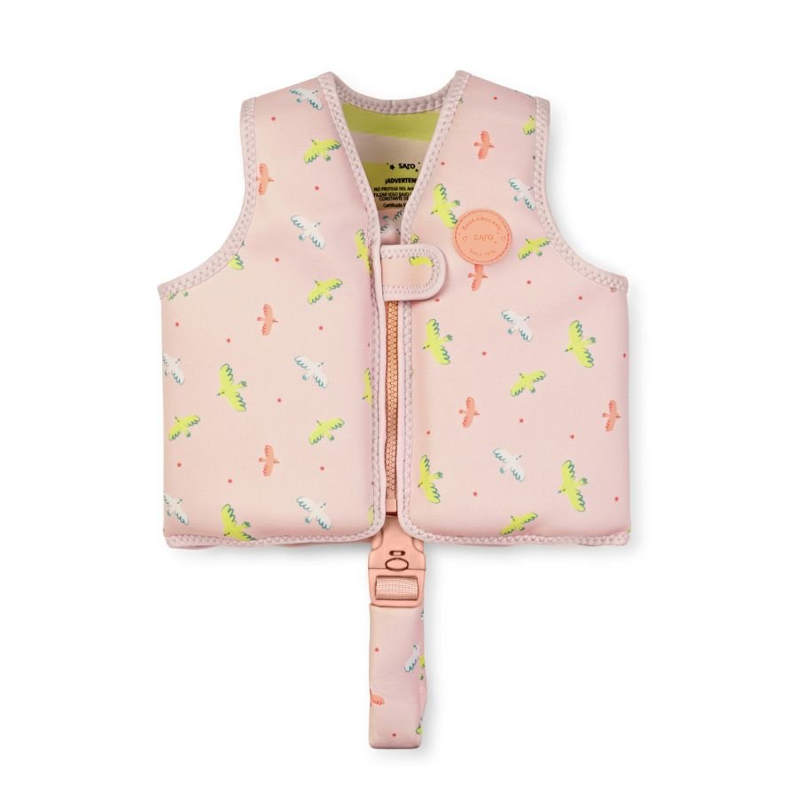 Chaleco Flotador Aprendizaje Tropicool Rosa Saro - Nanetes