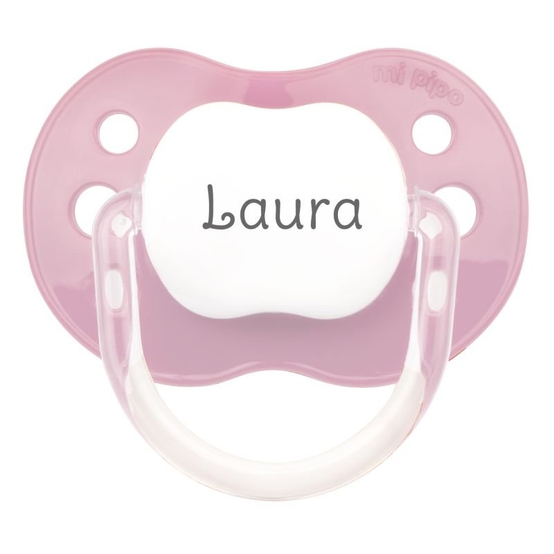 Chupete Personalizado Bebé Classic Rosa Blush - Nanetes