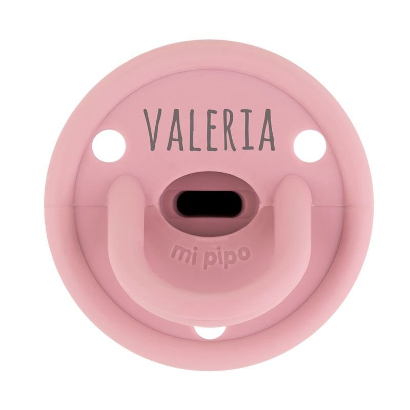 Chupete Personalizado Gummy Rosa Blush - Nanetes