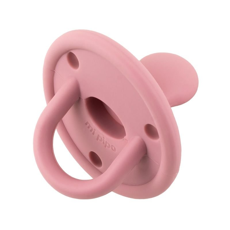 Chupete y Chupetero Arco Iris Rosa Blush - Nanetes