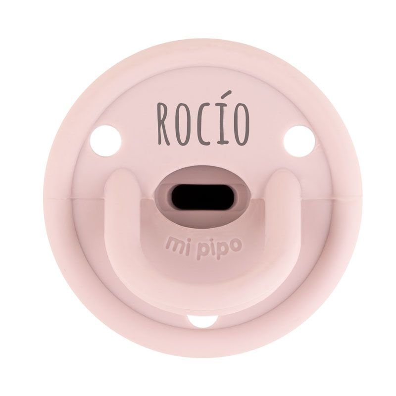 Chupete Personalizado Gummy Rosa Soft - Nanetes