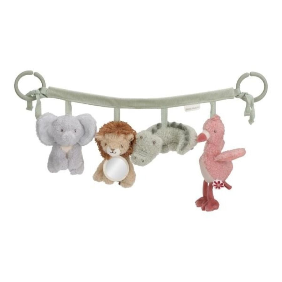 Juguete Cinta bebe colgante Safari Little Dutch