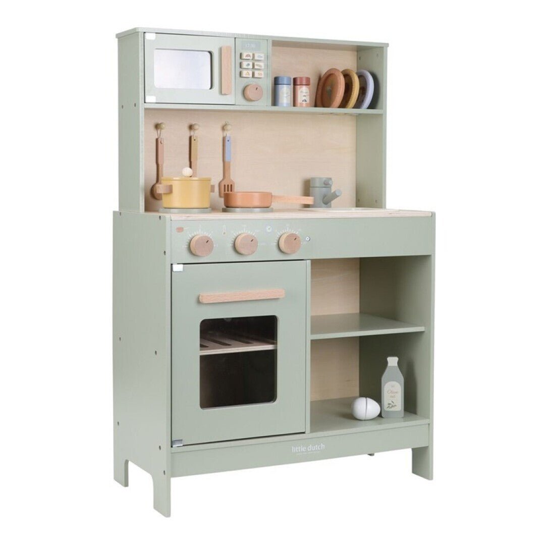 Cocinita Infantil Madera Menta Little Duch - Nanetes