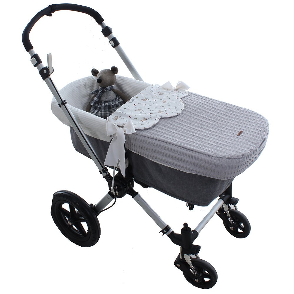 Colcha capazo Reversible Bambi Uzturre - Nanetes