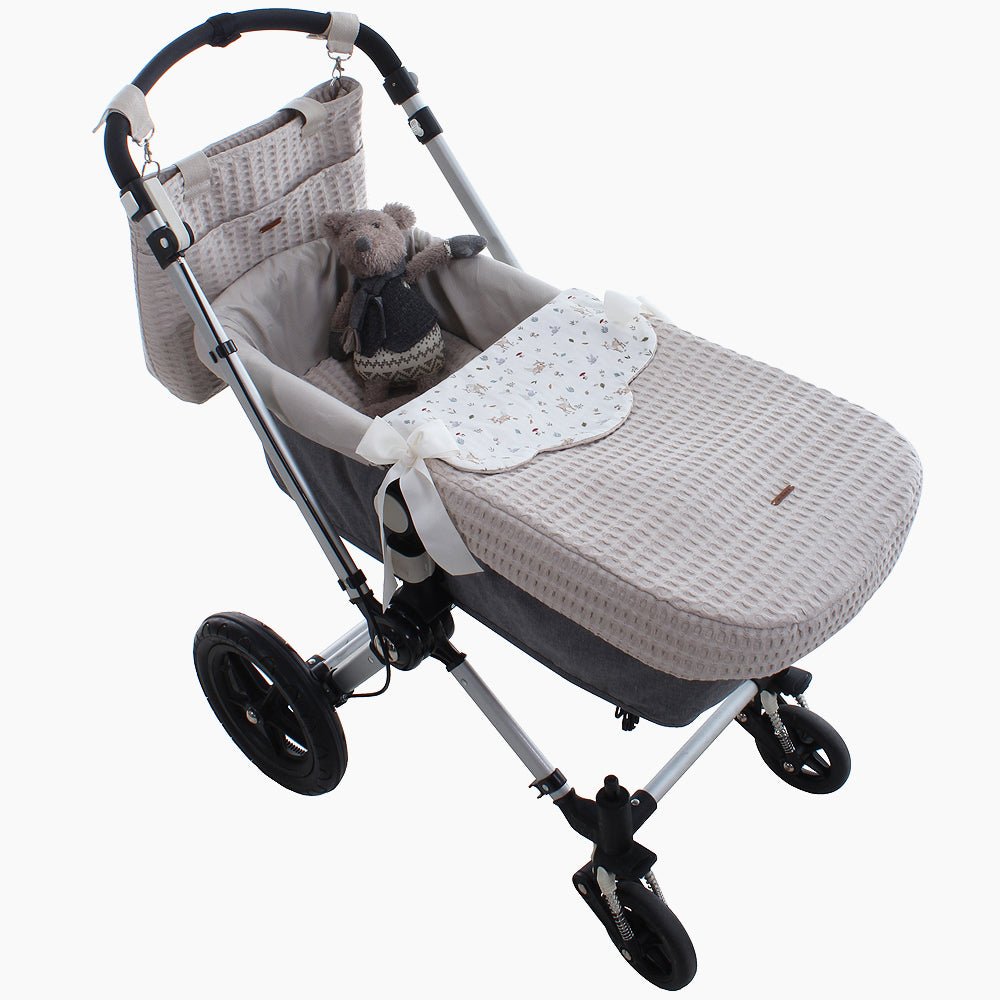 Colcha capazo Reversible Bambi Uzturre - Nanetes