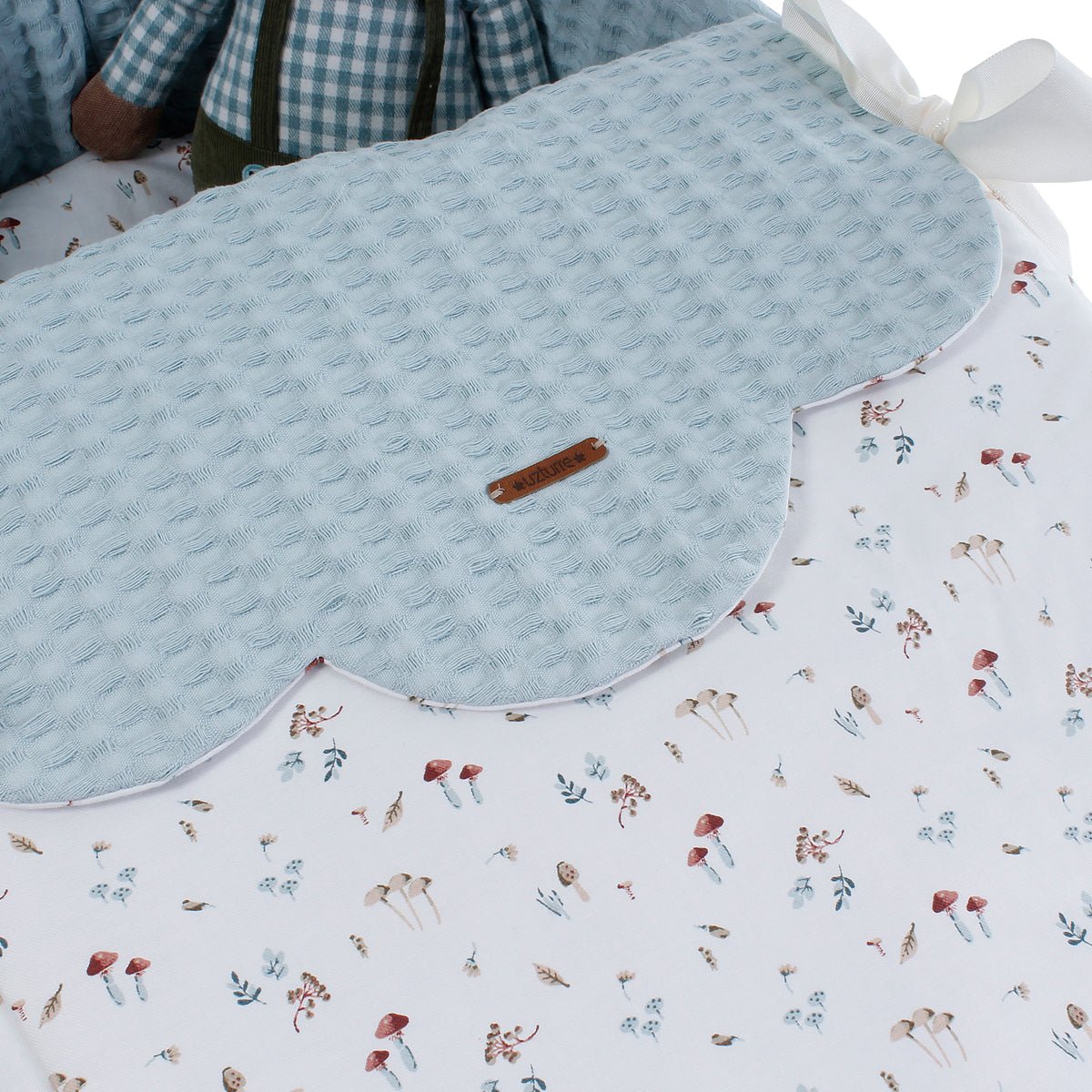 Colcha capazo Reversible Tasia Uzturre - Nanetes