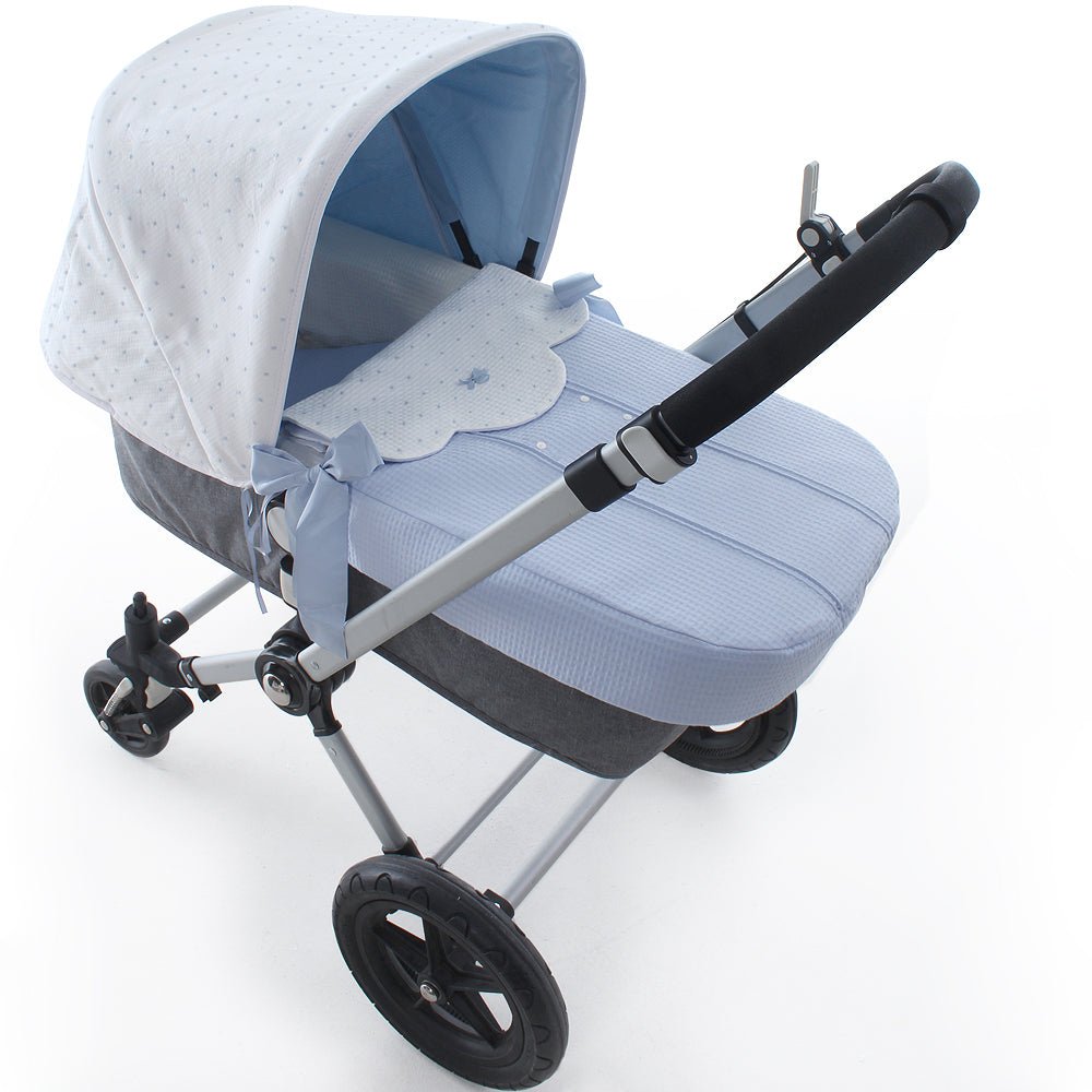 Colcha capazo Reversible Dots Uzturre - Nanetes