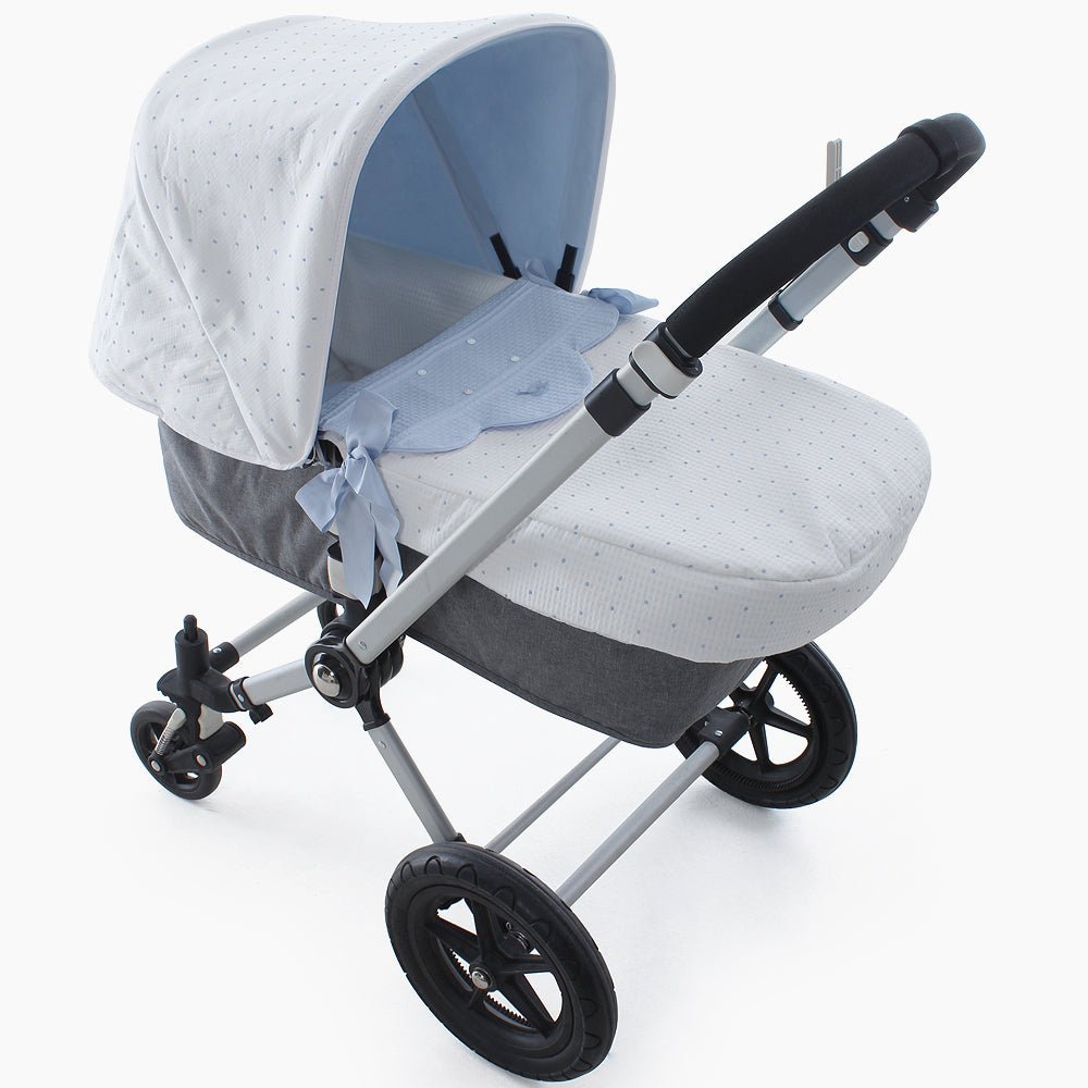 Colcha capazo Reversible Dots Uzturre - Nanetes