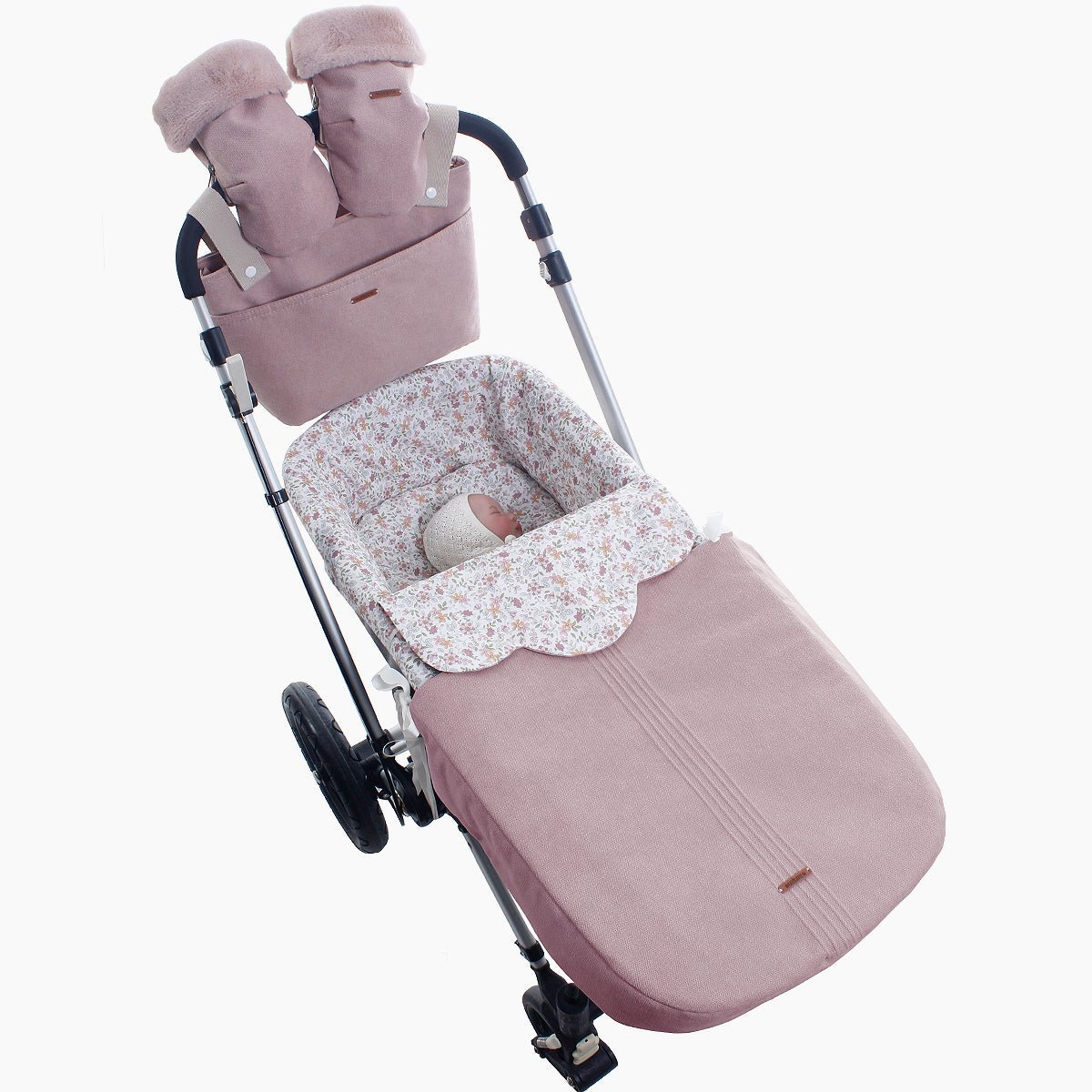 Colcha capazo Reversible Roberta Uzturre - Nanetes