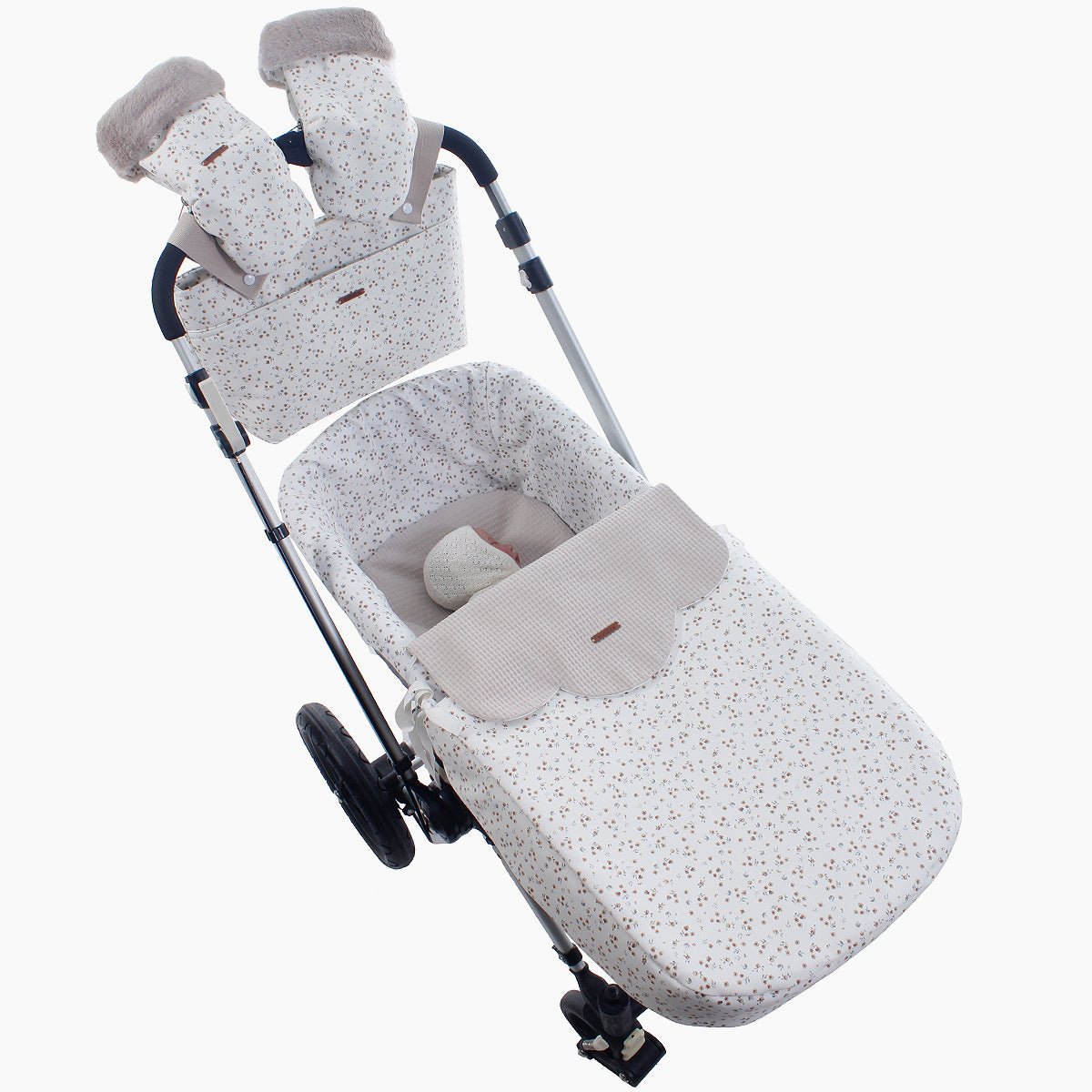 Colcha capazo Invierno Polipiel Inés Uzturre - Nanetes