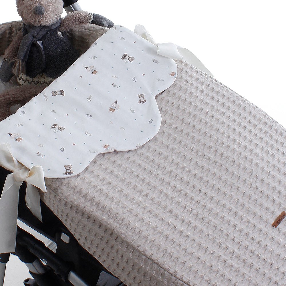 Colcha capazo reversible Gaspar Uzturre - Nanetes