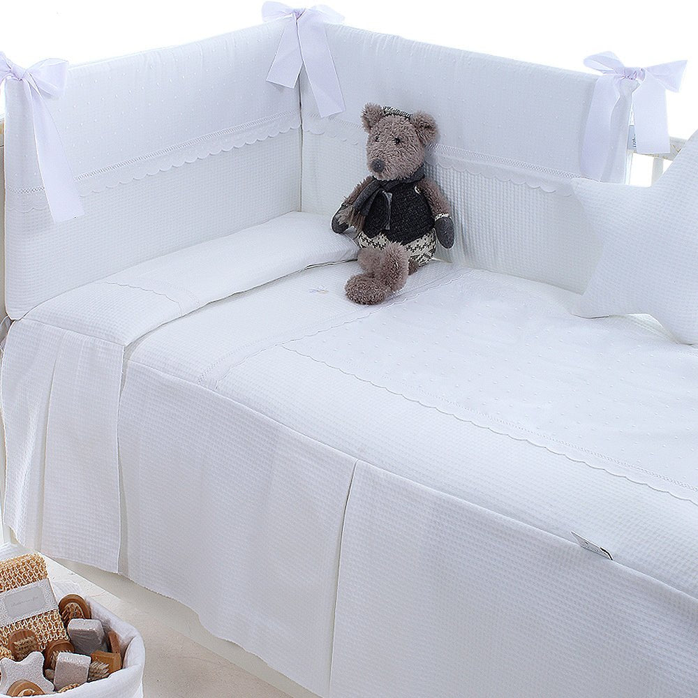 Colcha+ Protector cuna Lucia Uzturre - Nanetes