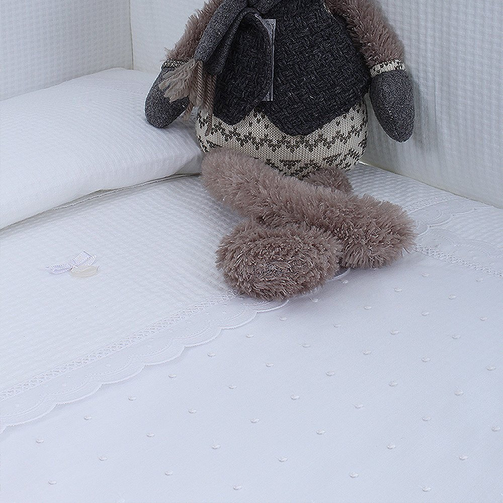 Colcha+ Protector cuna Lucia Uzturre - Nanetes