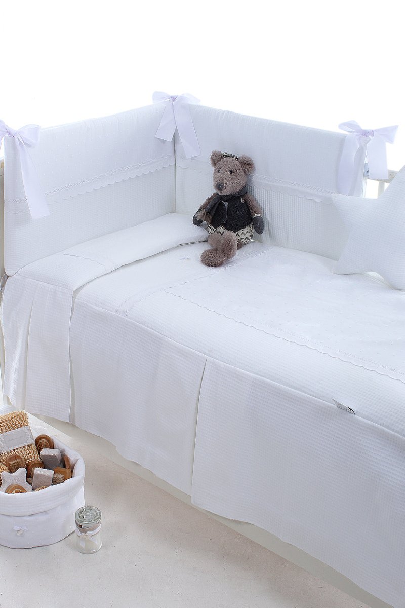 Colcha+ Protector cuna Lucia Uzturre - Nanetes