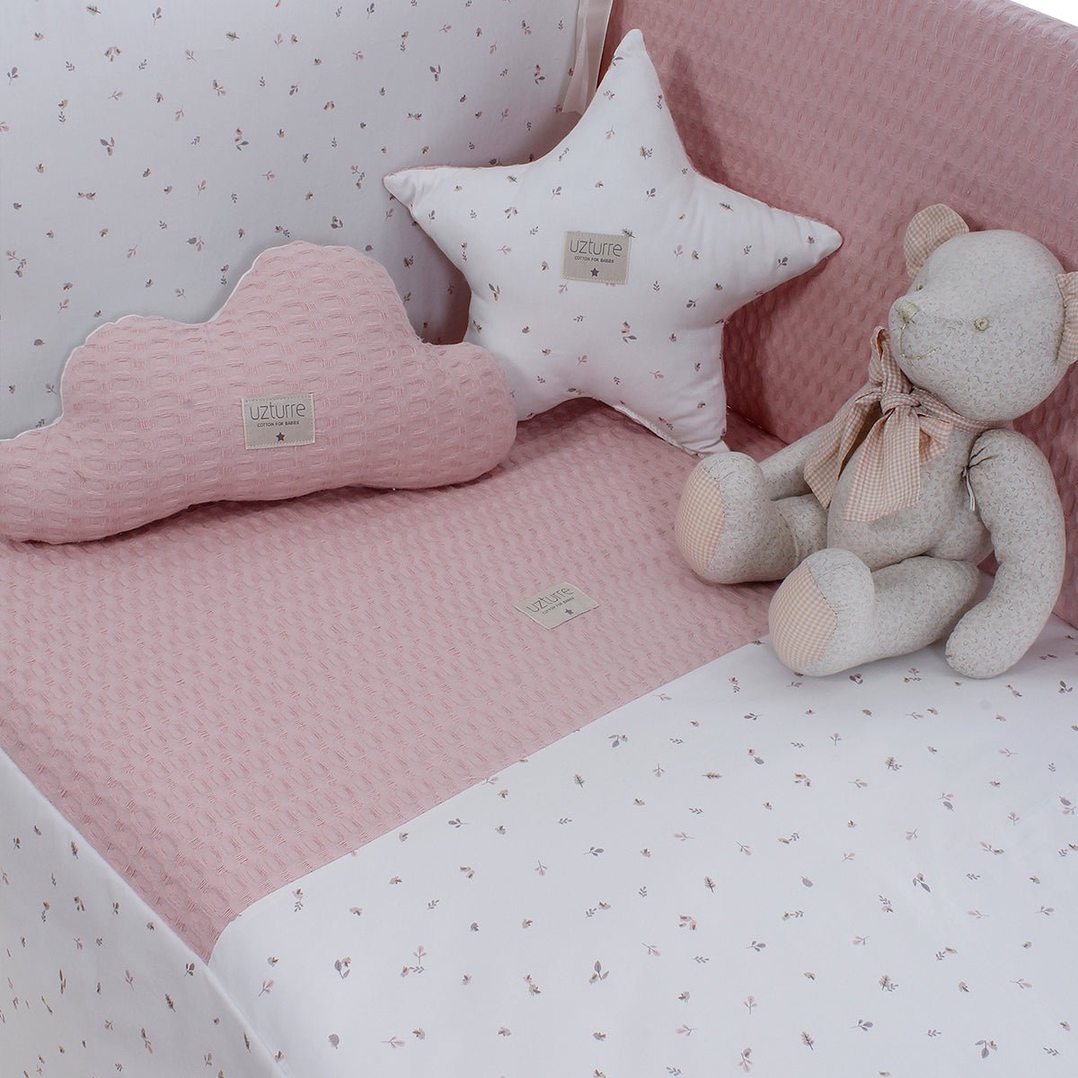Colcha+ Protector cuna Renata Uzturre - Nanetes