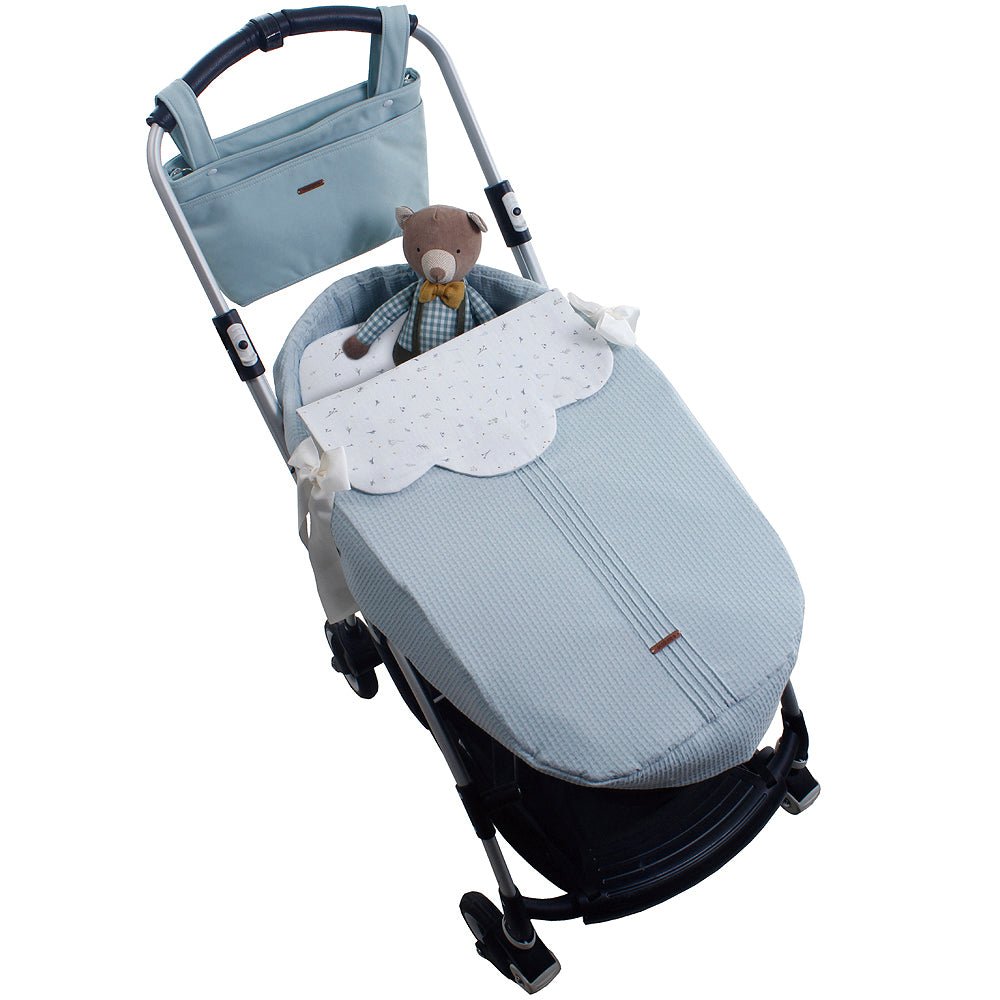 Colcha capazo reversible Ofelia Uzturre - Nanetes