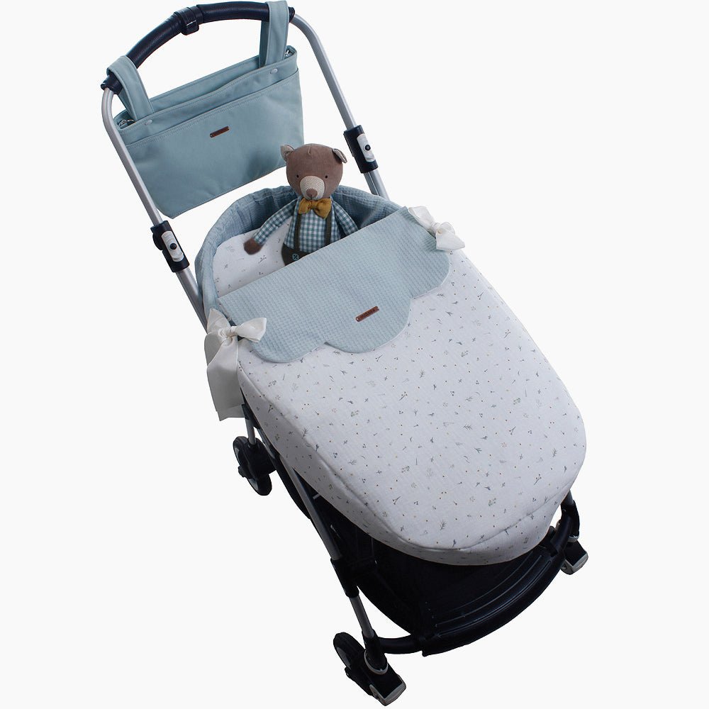 Colcha capazo reversible Ofelia Uzturre - Nanetes