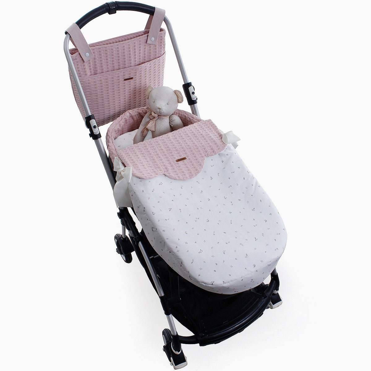 Colcha capazo reversible Renata Uzturre - Nanetes