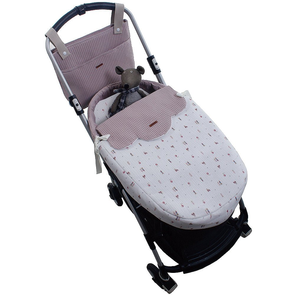 Colcha capazo reversible Tadea Uzturre - Nanetes