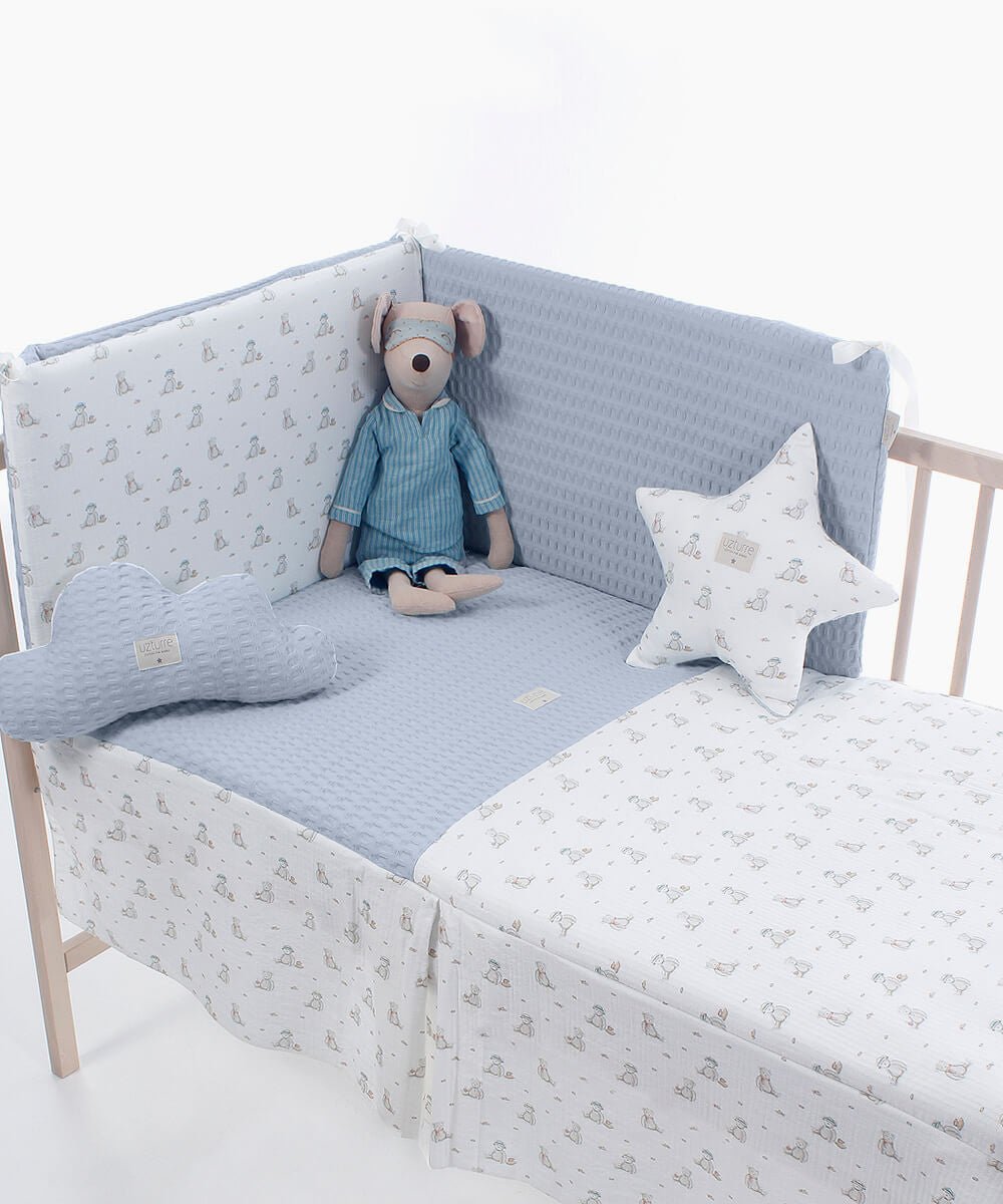 Colcha+ Protector cuna Teddy Uzturre - Nanetes