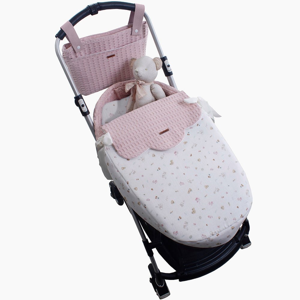 Colcha capazo reversible Benjamin Uzturre - Nanetes