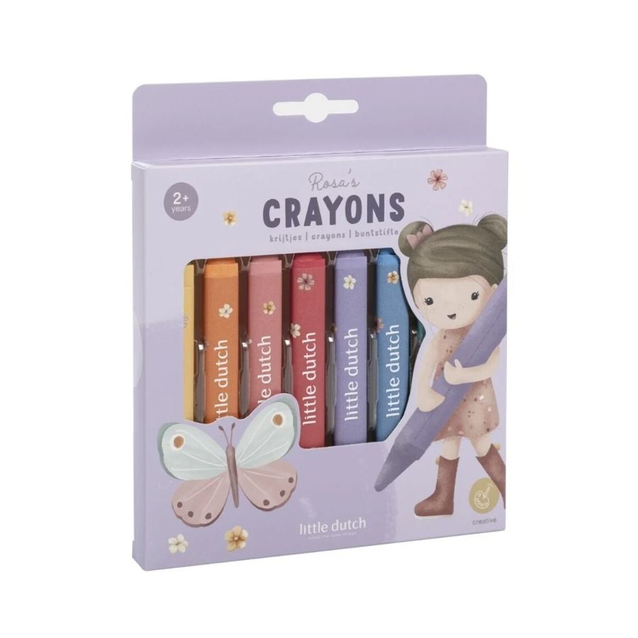 Caja 8 crayones Rosa Little Dutch - Nanetes