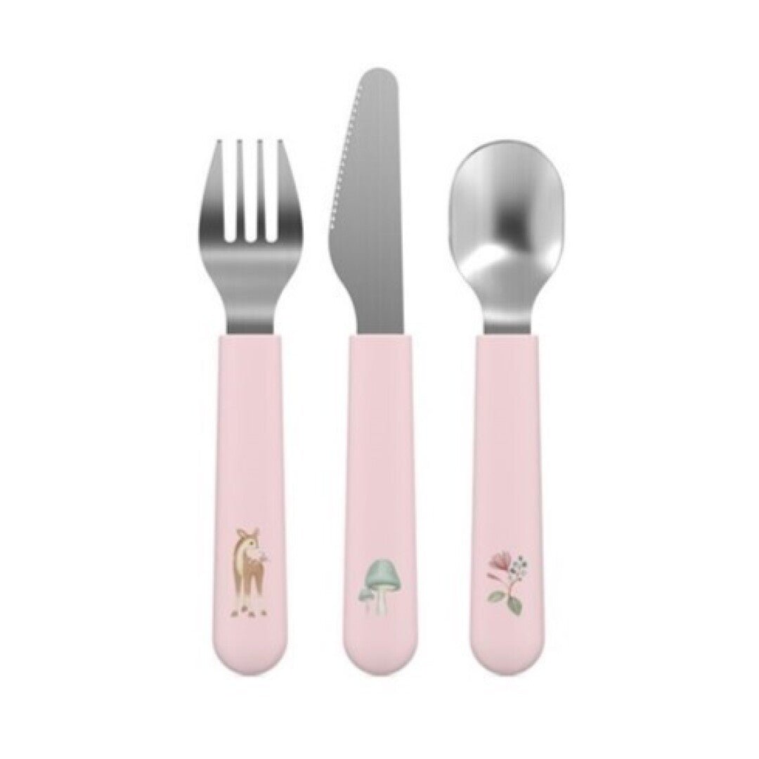 Pack x3 Cubiertos infantiles Fairy Garden Little Duch - Nanetes