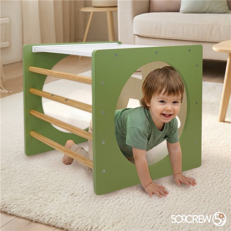 Cubo Escalada Montessori Verde - Nanetes