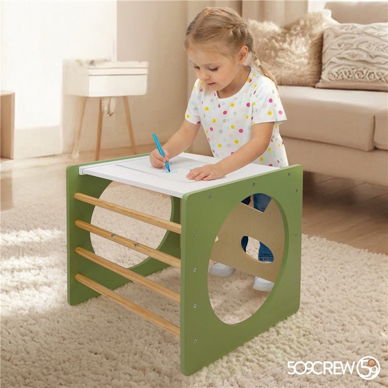 Cubo Escalada Montessori Verde - Nanetes