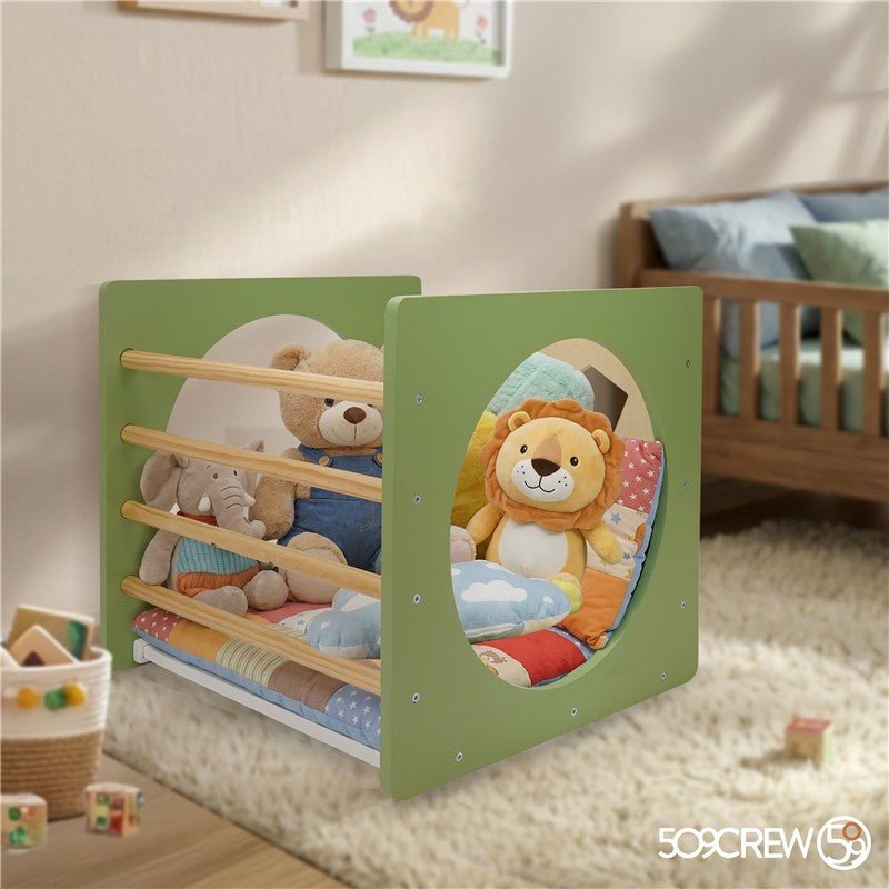 Cubo Escalada Montessori Verde - Nanetes