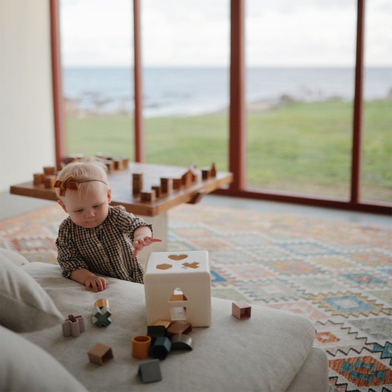 Cubo didáctico figuras geométricas - Nanetes