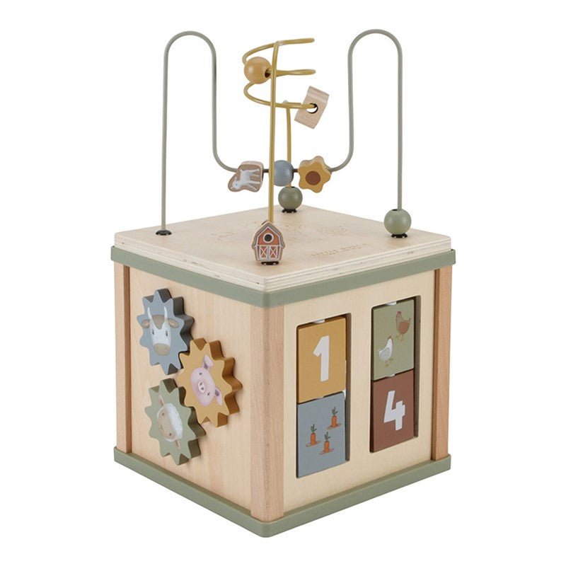 Cubo de actividades MOntessori Granja - Nanetes