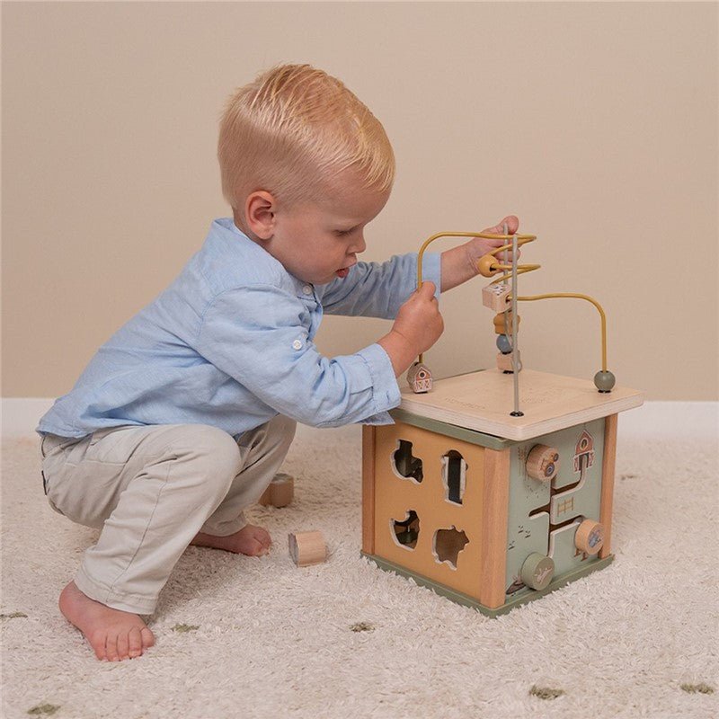 Cubo de actividades MOntessori Granja - Nanetes