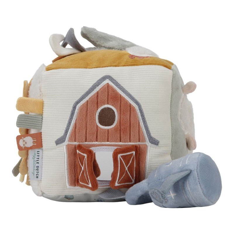 Cubo peluche actividades Granja Little Duch - Nanetes