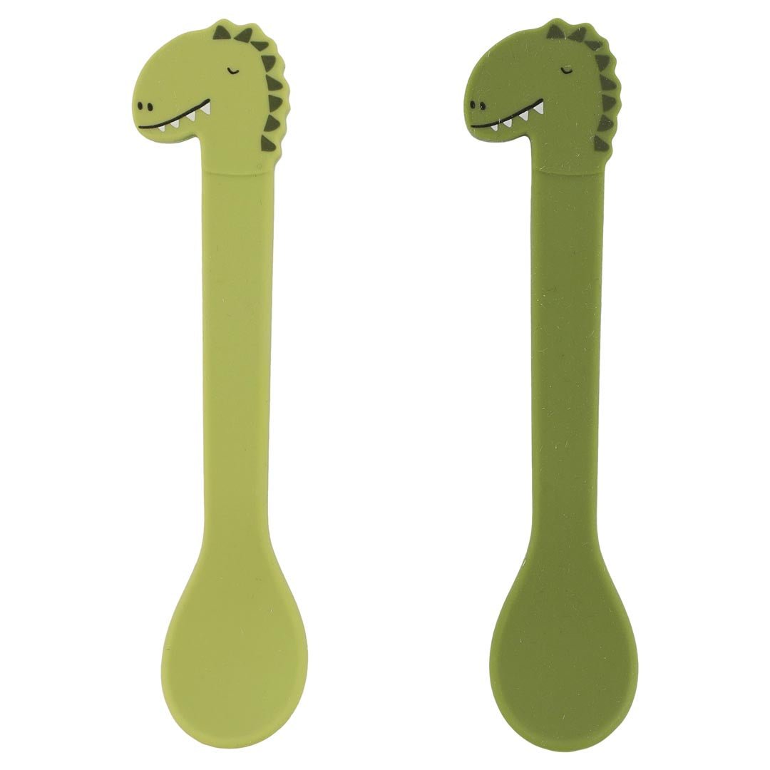 Cucharas infantiles silicona Dino Trixie - Nanetes